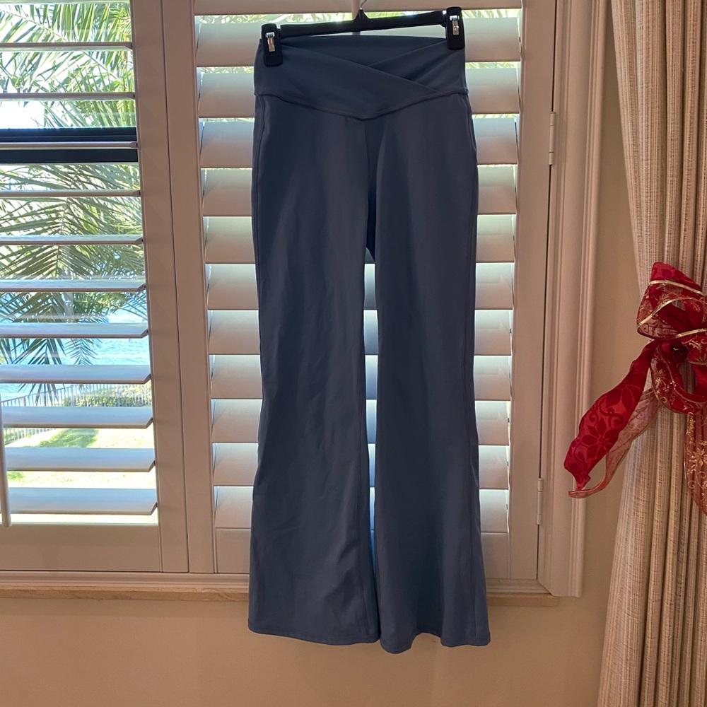 Women's Blue Wide-Leg Pants